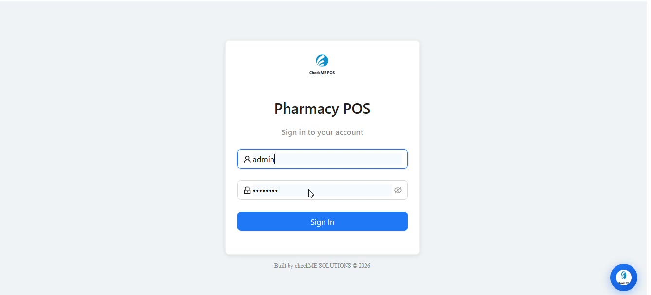 CheckME Pharmacy POS preview